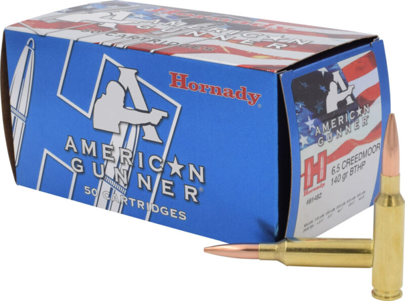 Hornady American Gunner BTHP 6.5 Creedmoor 140 gr Hollow Point Boat Tail 50 rd