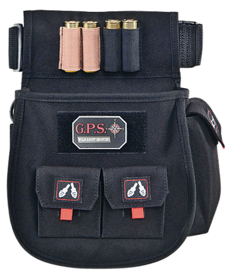 G*Outdoors Deluxe Double Shotshell Pouch Universal Black