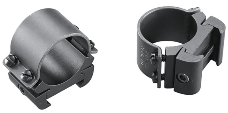 Weaver Mounts Sure Grip Windage Adjustable Rings Scope Ring Set Matte Black