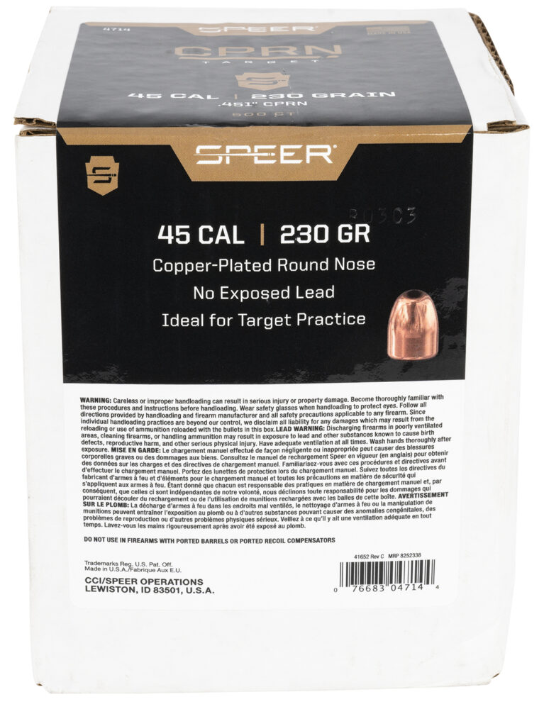 Speer Ammunition Handgun CPRN