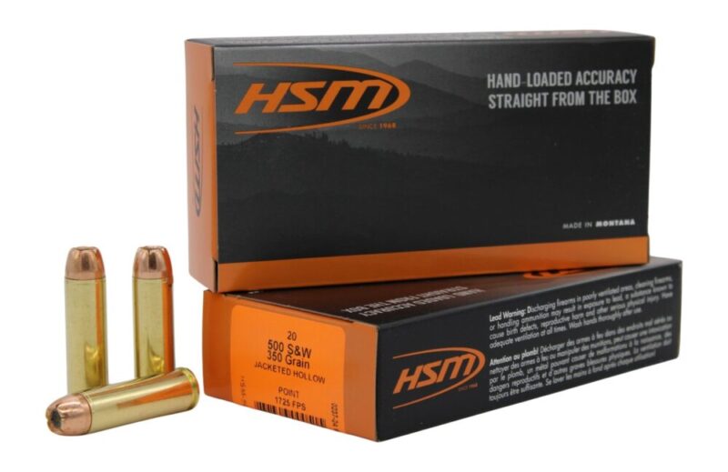 Hsm Classic Target 500 S&W Mag 350 gr Jacket Hollow Point 20 rd