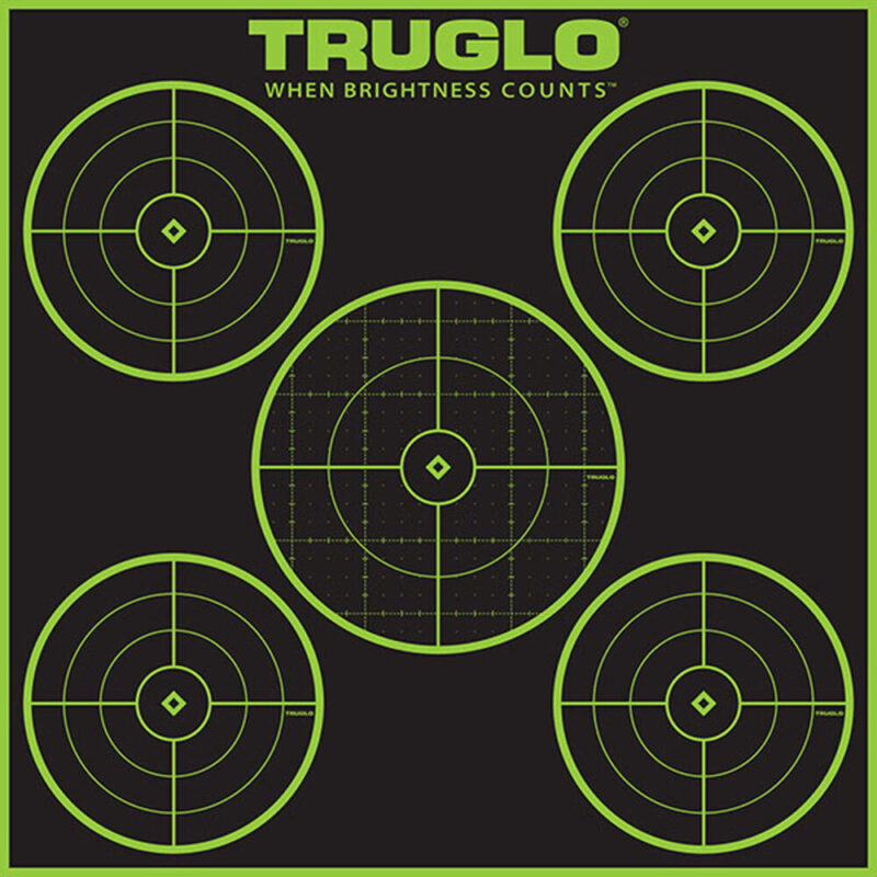 Truglo Tru-See 5-Bull Target Black/Green