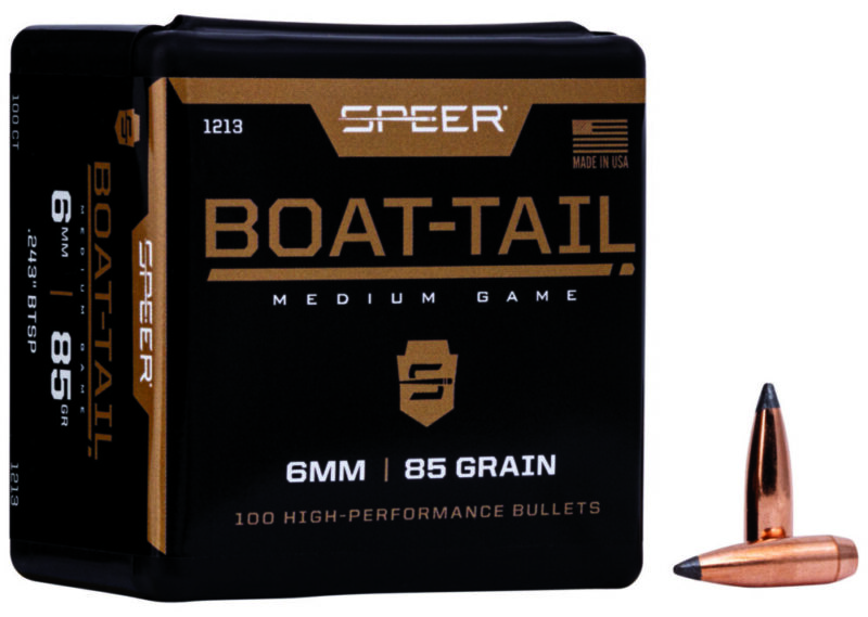Speer Ammunition Boat-Tail Boat Tail