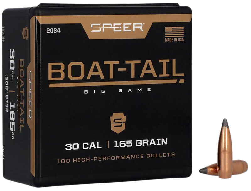 Speer Ammunition Boat-Tail Boat Tail