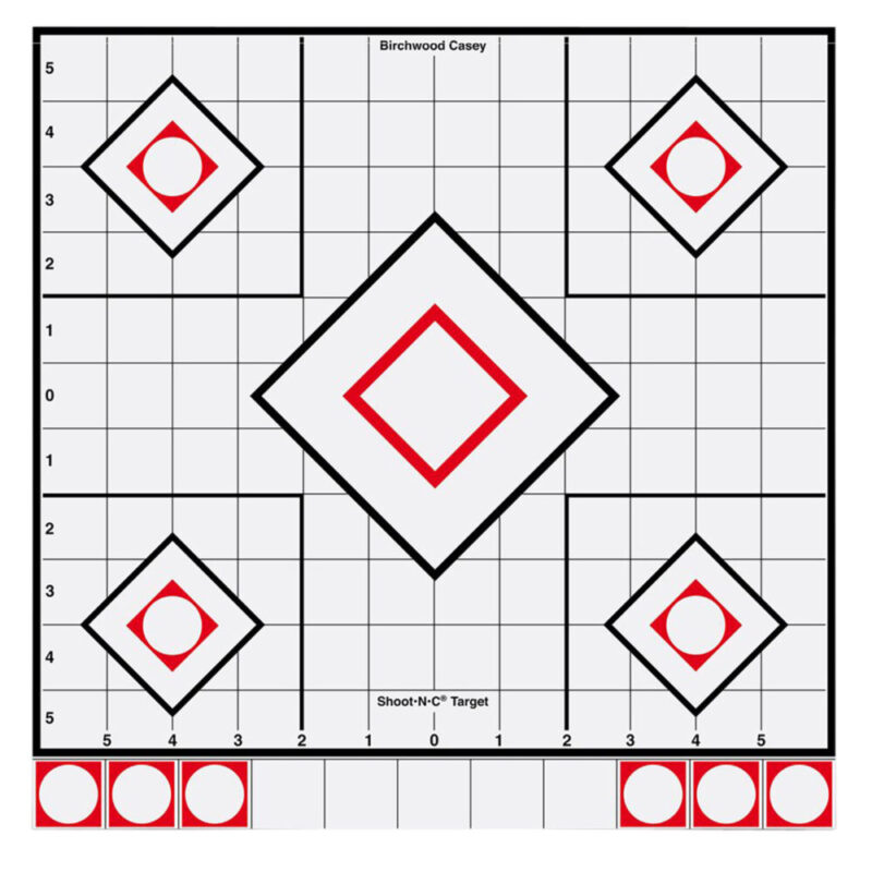 Birchwood Casey Shoot-N-C Reactive Target Red/White