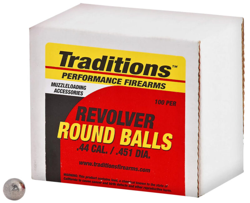 Traditions Revolver Round Ball 44 Cal