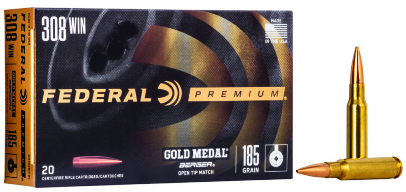 Federal Premium Gold Medal 308 Win 185 gr 20 rd