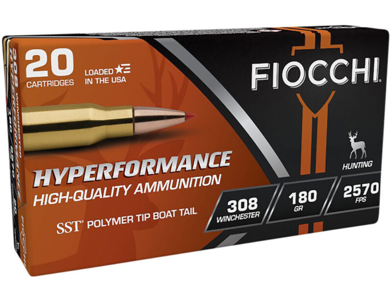 Fiocchi Ammunition Hyperformance Hunting 308 Win 180 gr Super Shock Tip 20 rd