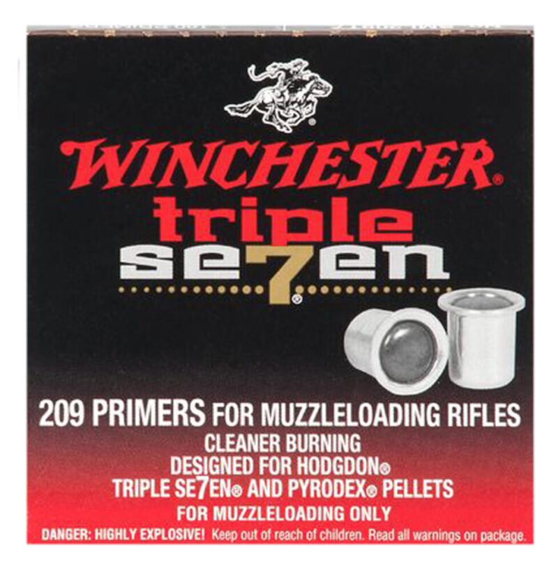 Winchester Muzzleloading 209 Triple Seven Muzzleloading Primers .50 Silver
