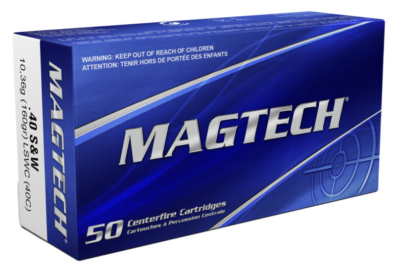Magtech Range/Training Target 40 S&W 160 gr Lead Semi Wadcutter 50 rd