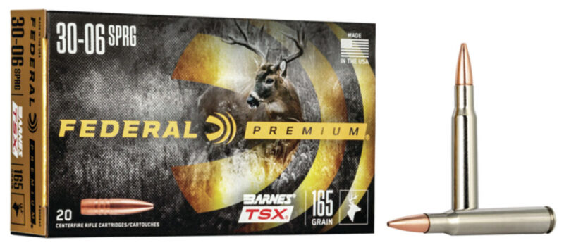 Federal Premium Hunting 30-06 Springfield 165 gr Barnes TSX 20 rd