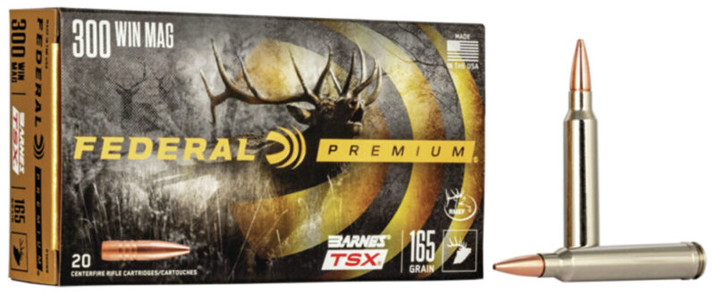 Federal Premium Hunting 300 Win Mag 165 gr Barnes TSX 20 rd