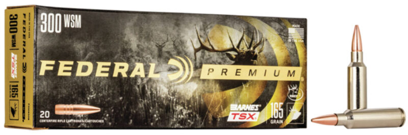 Federal Premium Hunting 300 WSM 165 gr Barnes TSX 20 rd
