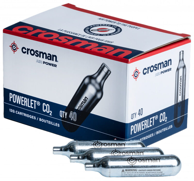 Crosman Powerlet CO2 Silver