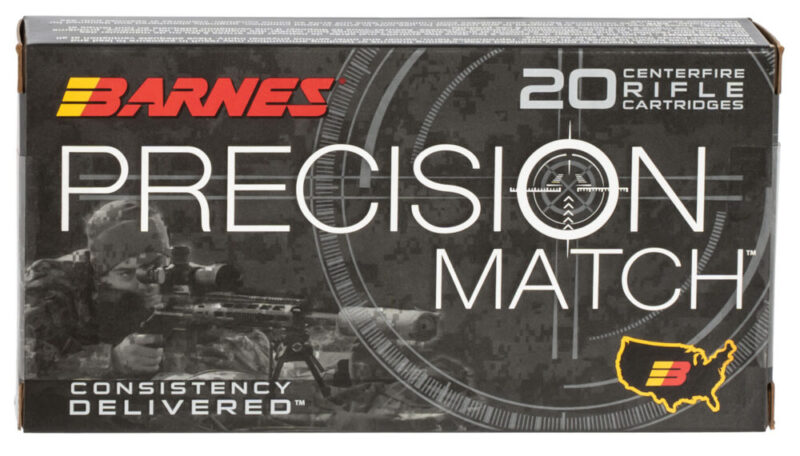 Barnes Bullets Precision Match Centerfire Rifle 6.5 Creedmoor 140 gr Open Tip Match Boat Tail 20 rd