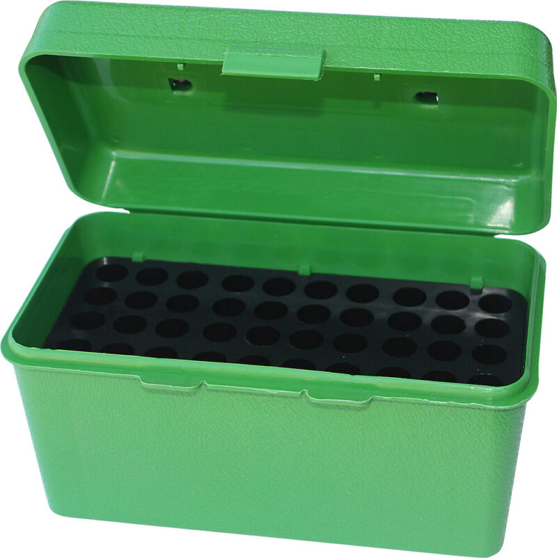 Mtm Deluxe Ammo Box Round Handle Green