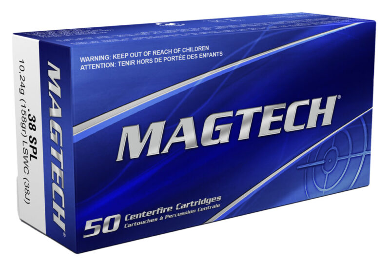 Magtech Range/Training Target 38 Special 158 gr Lead Semi Wadcutter 50 rd