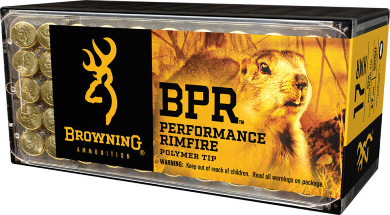 Browning BPR Performance Rimfire 17 HMR 17 gr Polymer Tip 50 rd