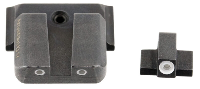 AmeriGlo Classic Tritium Sight Set for Smith & Wesson M&P Night Sight Green/Tritium White Outline