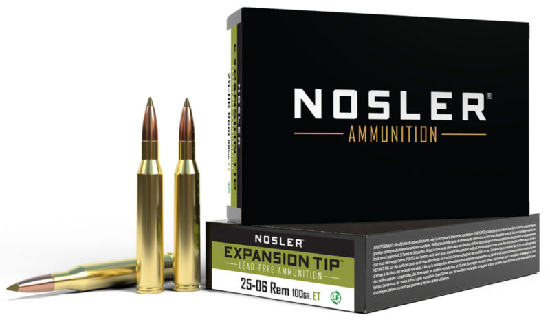 Nosler E-Tip Hunting 25-06 Rem 100 gr E-Tip Lead-Free 20 rd