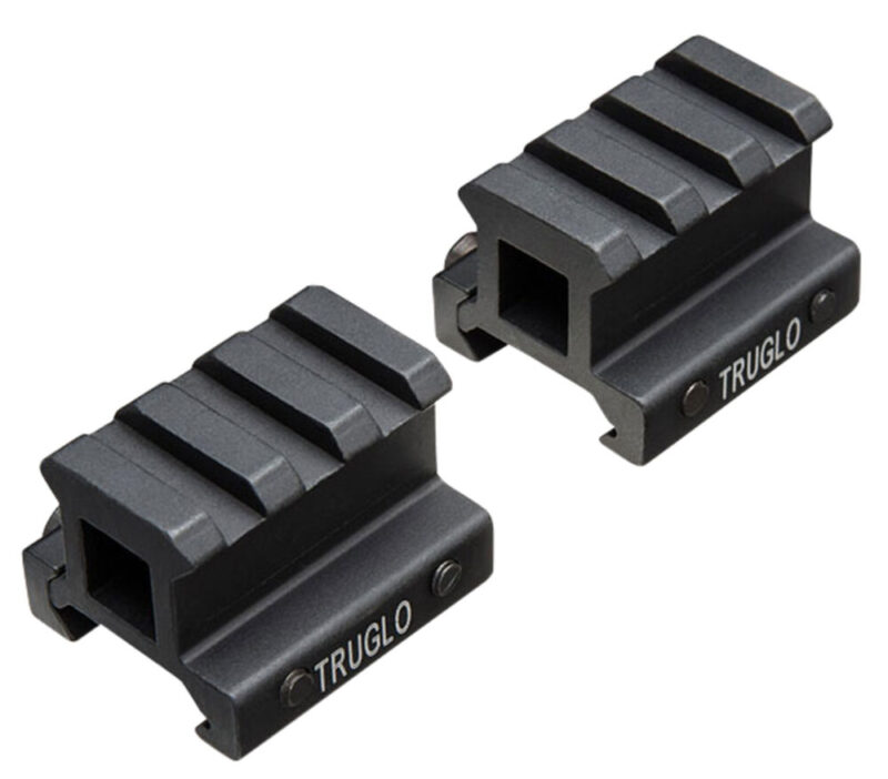 Truglo Picatinny Riser Mount Hardcoat Anodized