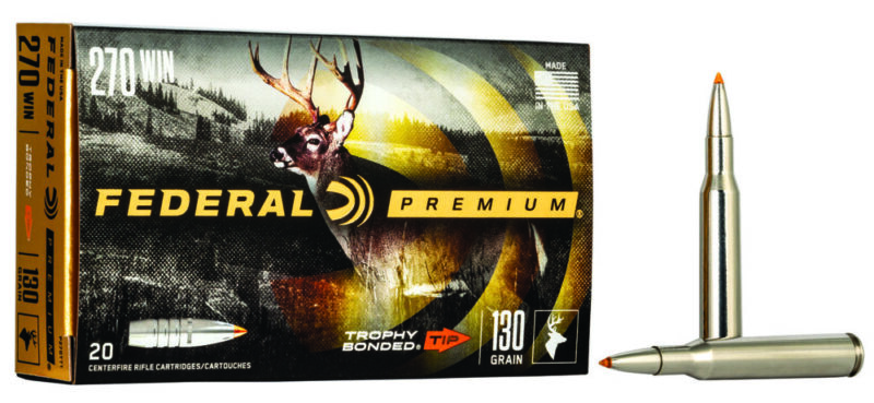 Federal Premium Hunting 270 Win 130 gr Trophy Bonded Tip 20 rd