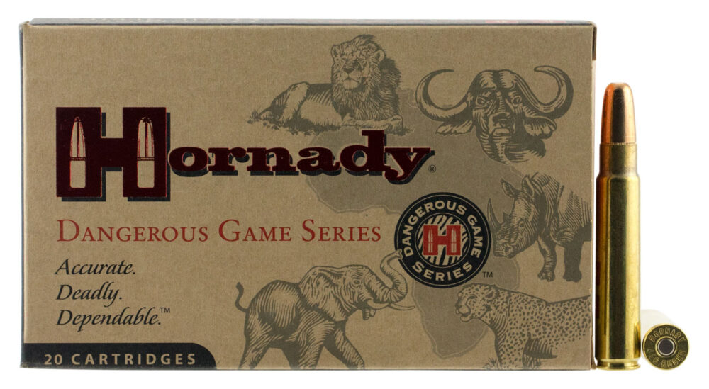 Hornady Dangerous Game Hunting 416 Ruger 400 gr Dangerous Game Solid 20 rd