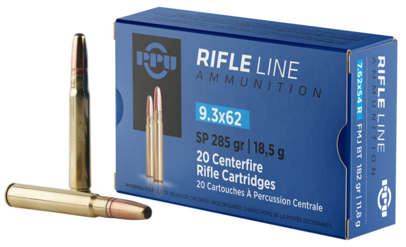 Ppu Metric Rifle 9.3mmx62 Mauser 285 gr Soft Point 20 rd