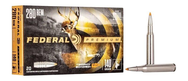 Federal Premium Vital-Shok 280 Rem 140 gr Trophy Bonded Tip 20 rd