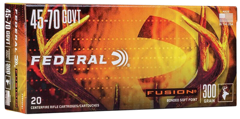 Federal Fusion Hunting 45-70 Gov 300 gr Bonded Soft Point 20 rd