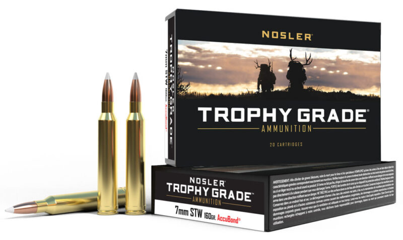 Nosler Trophy Grade Hunting STW 160 gr Nosler AccuBond 20 rd 7mm