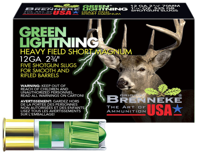 Brenneke Green Lightning Heavy Field 12 Gauge Lead 5 rd