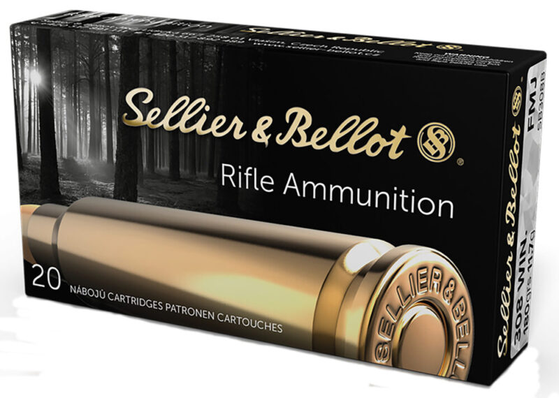 Sellier & Bellot Rifle Full Metal Jacket 308 Win 180 gr 20 rd