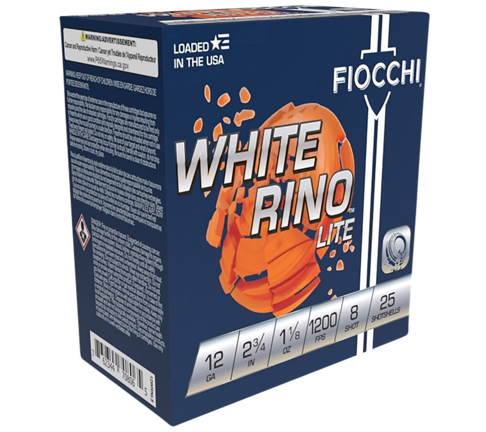 Fiocchi Ammunition Exacta Target White Rino Lite 12 Gauge Lead 25 rd