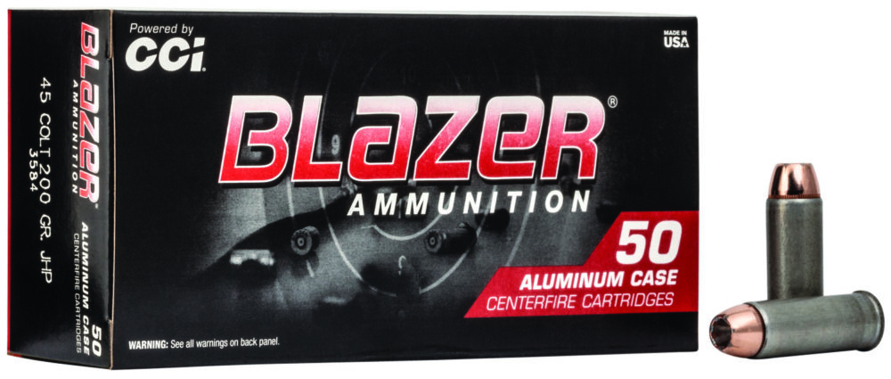 Cci Blazer Handgun 45 Colt 200 gr Jacketed Hollow Point 50 rd