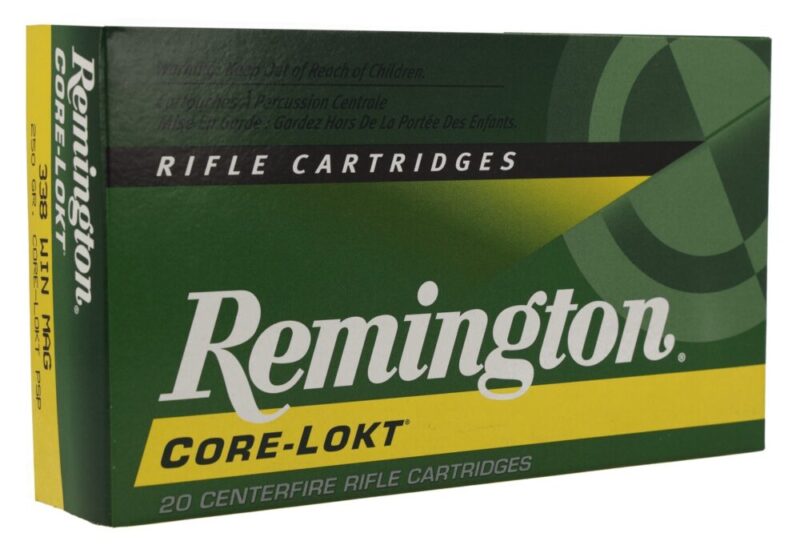 Remington Core-Lokt Hunting 338 Win Mag 250 gr Core Lokt Pointed Soft Point 20 rd