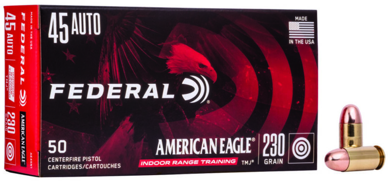 Federal American Eagle IRT Training 45 ACP 230 gr Total Metal Jacket 50 rd