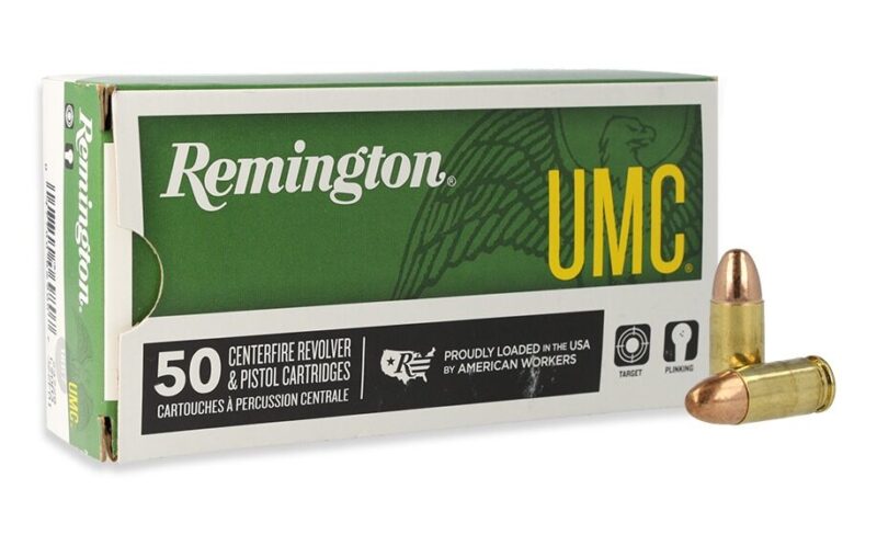 Remington UMC Target Luger 147 gr Full Metal Jacket 50 rd 9mm