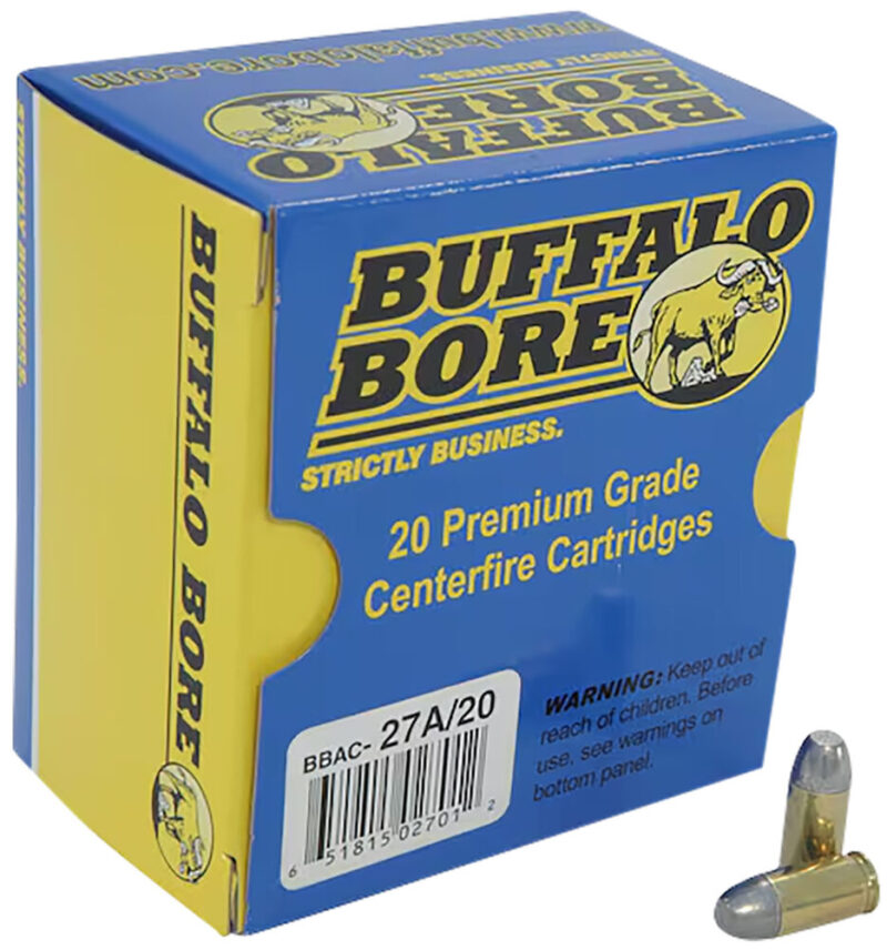 Buffalo Bore Ammunition Personal Defense Strictly Business 380 ACP 100 gr Hard Cast Flat Nose 20 rd