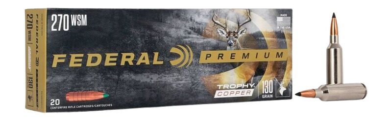 Federal Premium Hunting 270 WSM 130 gr Trophy Copper 20 rd