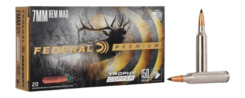 Federal Premium Hunting Rem 150 gr Trophy Copper 20 rd 7mm