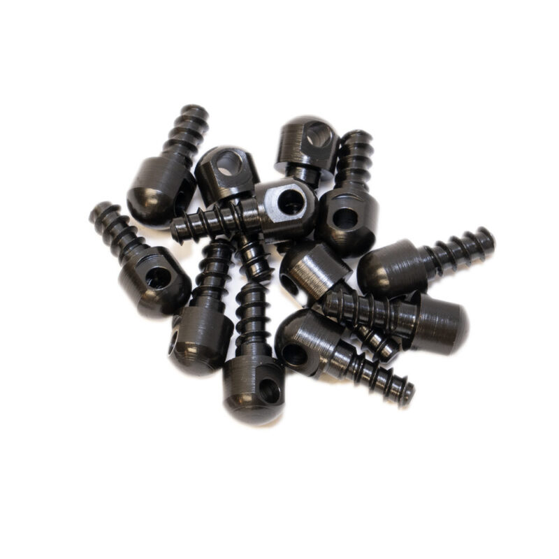 GrovTec Wood Screw Swivel Studs Black