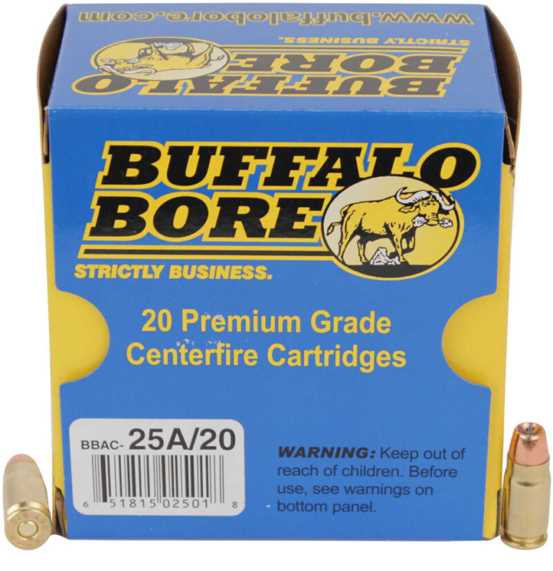 Buffalo Bore Ammunition Heavy Strictly Business 357 Sig 125 gr Jacketed Hollow Point 20 rd