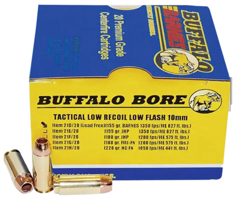 Buffalo Bore Ammunition Buffalo-Barnes Strictly Business Auto 155 gr Barnes TAC-XP Lead Free 20 rd 10mm