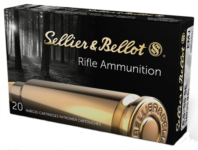 Sellier & Bellot Rifle Full Metal Jacket 6.5×55 Swedish 140 gr Full Metal Jacket Boat Tail 20 rd