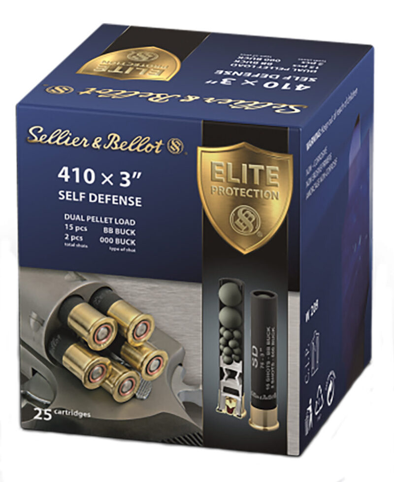 Sellier & Bellot Self Defense Buckshot 410 Gauge Lead 25 rd