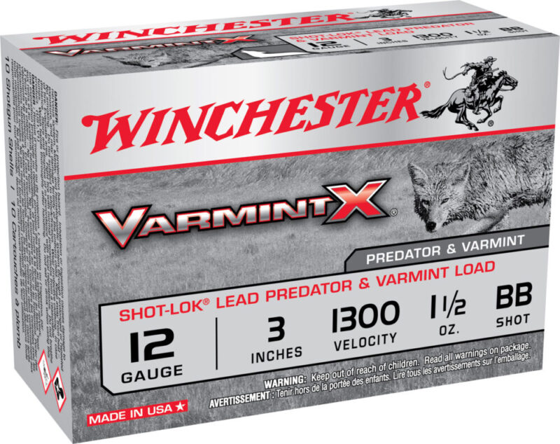 Winchester Varmint X Shot-Lok 12 Gauge Buckshot 10 rd