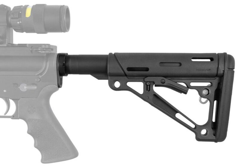 Hogue OverMolded Collapsible Buttstock Black
