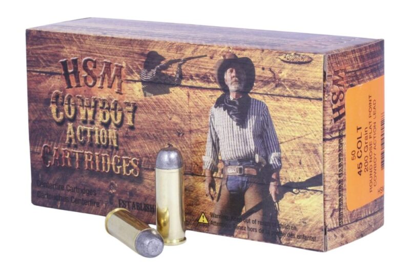 Hsm Cowboy Action Target 45 Colt 200 gr Round Nose Flat Point 50 rd