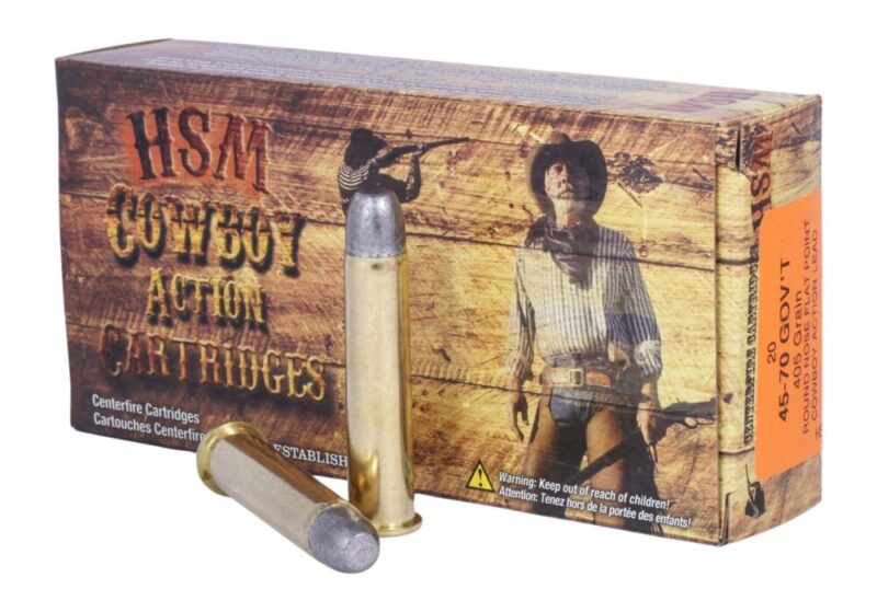 Hsm Cowboy Action Target 45-70 Gov 405 gr Round Nose Flat Point 20 rd